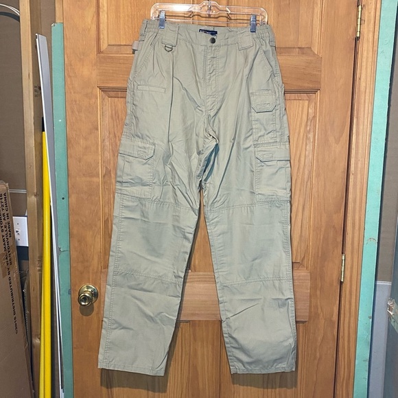 5.11 Tactical pants Tan Khaki Police Fire Dept Pants - Picture 3 of 7